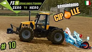SEMINIAMO 🧅​ CIPOLLE NEL CAMPO 29 - Farming Simulator 25 gameplay ITA #10 zero to hero Kinlaig #fs25