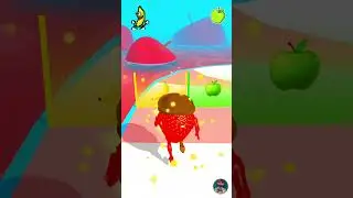 Fruit Giant Lvl.18 &ndash; Banana Chooses Right Path Grow Bigger 🍌🔥#shorts #games #fruitgiant #gameshorts