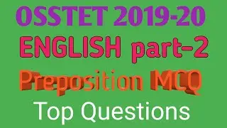 Osstet preposition MCQ Eng-2