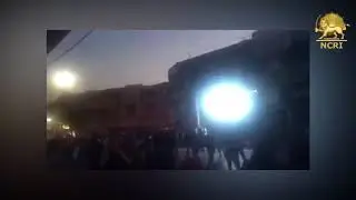 GOHARDASHT, Karaj: people chant: 