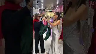 Whose mom is this?😂 #promdressshopping #prom #promdresses #promdress #fashion #dress