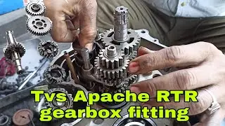 tvs Apache RTR gearbox fitting टीवीएस अपाचे आरटीआर गियरबॉक्स फिटिंग कैसे करे फुल डिटेल