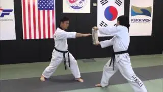 Moohan Martial Arts/Johnson Ferry-Grandmaster Seo Knife Hand Breaking Board