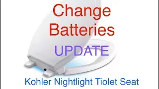 Ночной светильник Kohler с подсветкой для унитаза, замена батареек, модель 24764-RL-0