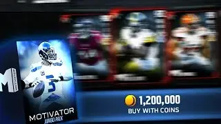 MOTIVATORS BUNDLE! 1.2 MILLION COINS FOR ONE PACK! Madden 17 Ultimate Team