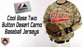 Majestic Desert Digital Camo 2 Button Baseball Jerseys | Marpat Cool Base - Homegrown Sporting Goods