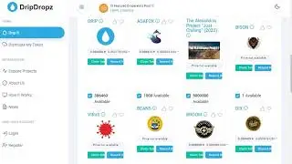 Quick 30 second video on how to use DripDropz to get Cardano tokens.