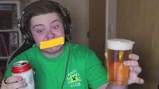 Harry cant talk until he drinks a case of beer | AverageArchive