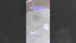 Relaxing Lavender Bubble Bath Experience #fok
