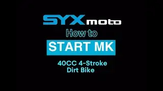 How to Start MK 40cc 4 Stroke Mini Dirt Bike