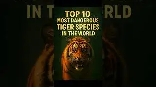 Top 10 Dangerous Tiger Species In The World #tiger #shorts