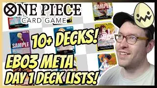 One Piece Card Game: EB03 Day 1 Deck Lists!