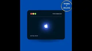 How to create animation the apple logo #shorts @Tutorialonline