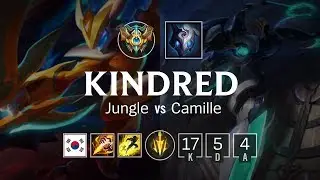 Kindred Jungle vs Camille - KR Challenger Patch 8.22