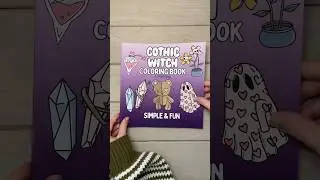 Gothic Witch Coloring Book by London Bay on Amazon #halloween #gothicillustration #gothicartwork
