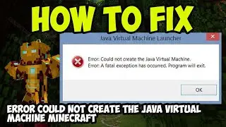 How to fix ERROR Could not create the java virtual machine Minecraft (2026) (FULL GUIDE) (Windows)