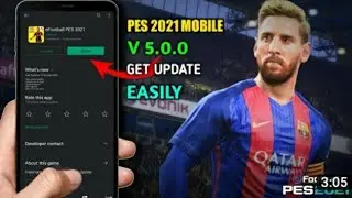 New update Pes 2021 mobile Maintenance Pes 2020 mobile