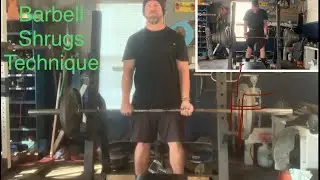 Barbell Shrugs Technique | Correct Form for Training Shoulders and Traps