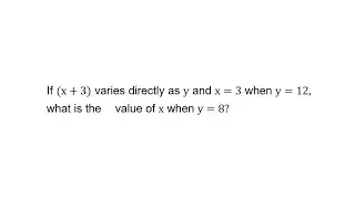 Variation | Definition and Direct Variation | Lesson 1
