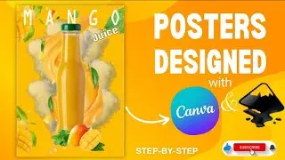 How to design poster with Canva & Ink space illustrator? Canva Tutorial | Ink space Tutorial