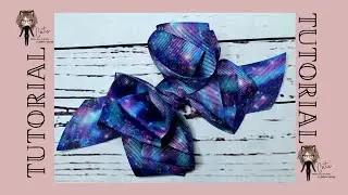 How to make a Flute Bow, Ribbon bow tutorial by Cat Goodband, 3 in 1 layered Ribbon Bow Tutorial