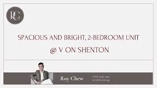 SOLD - Spacious and Bright, 2 Bedroom Unit @ V on Shenton