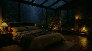 Rain Sounds for Deep Sleep 🌧️ Gentle Forest Rain at Night | Relaxing Sleep Sounds