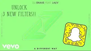 HOW TO UNLOCK 3 NEW SNAPCHAT FILTERS!!! (DJ SNAKE - A DIFFERENT WAY FILTERS)