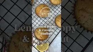 My Favorite Easy Vegan Lemon Poppy Muffin Recipe 🍋🧁❤️