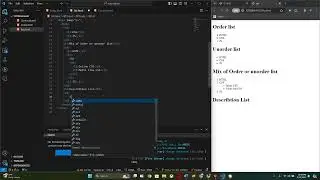 HTML Description List