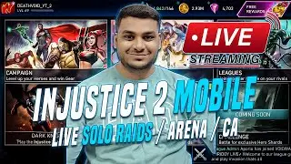 INJUSTICE 2 MOBILE THE DAILY GRIND! Solo Raid, CA, & League Raid, Invasions Hits LIVE!