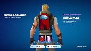 How To Get Among Us Bundle For FREE! (Fortnite Crewmate Back Bling, Distraction Dance Emote)