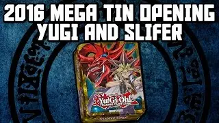 YU-GI-OH! 2016 Mega Tin Yugi & Slifer Collector Tin Opening/Unboxing/Review