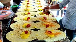 Hyderabad's Famous MasalaDosa | Jai Bhavani Tiffin Center | kirantelugutraveller|