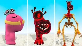 Cursed Letters from Alphabet Lore M to R...