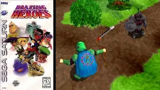 Blazing Heroes ... (Sega Saturn) Gameplay Peek