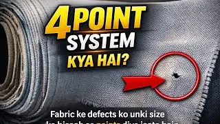 4 Point System Kya Hota Hai? | Fabric Checking Process | Garments Quality Inspection