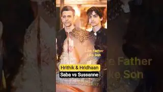 Hrithik Roshan, Hridhaan & Hrehaan ❤️ | Saba & Susanne 😭 Moments at Wedding #hrithikroshan