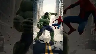Hulk Vs Spider-Man fight video #avengers #trending #hulk #bollywood