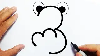 Turn Numbers Into Animals: Draw a Bunny From 33!