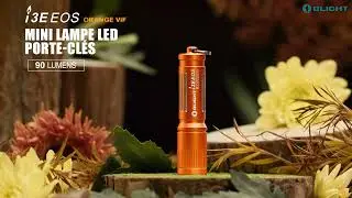 i3E Orange Vif - Mini Lampe LED Porte-cl&eacute;s 90 Lumens
