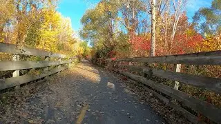 fall bike ride from Montr&eacute;al to Saint-J&eacute;r&ocirc;me