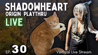 Shadowheart got a cat - Shadowheart Origin Ep 30  - Vertical Livestream #bg3 #shadowheart