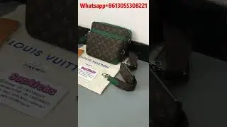 Fashion Louis Vuitton Trio Messenger Monogram Macassar bag Review from Supkicks #supkicks #bag #lv