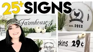 🌟 25+ Handmade Farmhouse Signs Anyone Can Make!