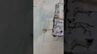 A dogs tail, junk journal flip through