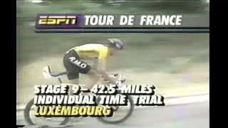 1992 Tour de France Stage 9 Time Trial - Indurain Dominates ITT