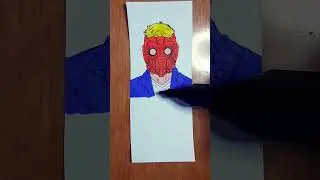 Peter Quill from Guardians of galaxy | coloring 104 #shorts