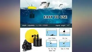 LUCKY Portable Fish Finder Fish Detector Device Handheld Depth Finder for Boat review