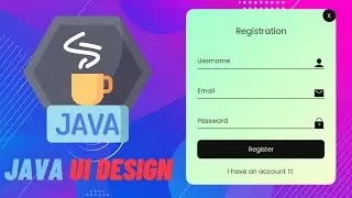 Tạo giao diện đăng ký với Java Swing - UI Design | CJ Coding (No Taking)